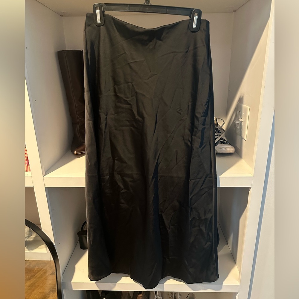 Satin Maxi Skirt